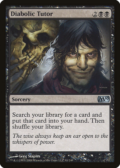 Diabolic Tutor from Magic 2010