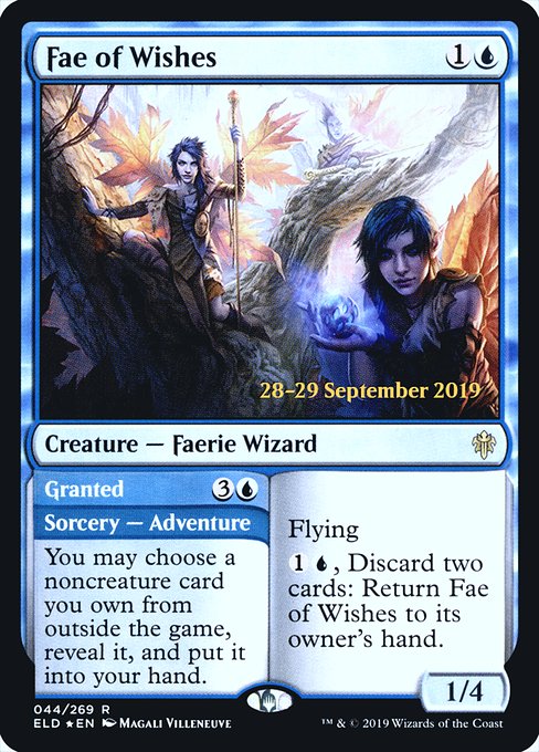 Fae of Wishes // Granted from Throne of Eldraine Promos
