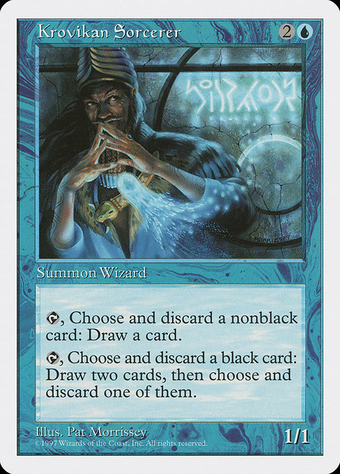 Krovikan Sorcerer from Fifth Edition