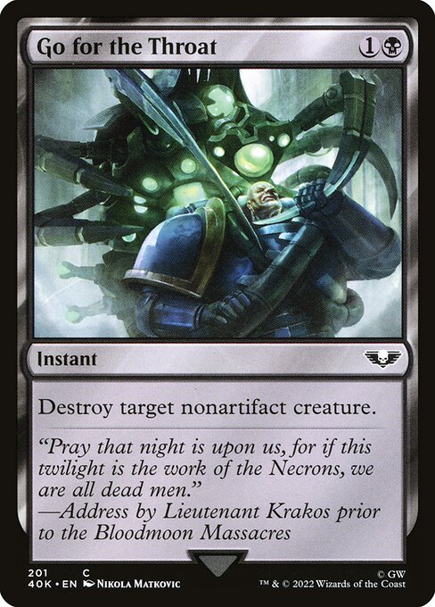 Go for the Throat from Warhammer 40,000 Commander