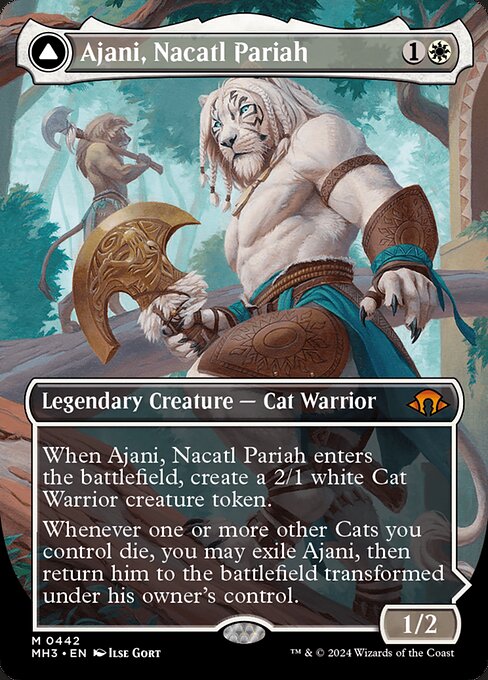 Ajani, Nacatl Pariah // Ajani, Nacatl Avenger from Modern Horizons 3