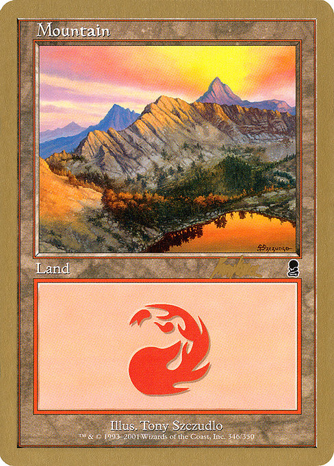 Mountain from World Championship Decks 2002