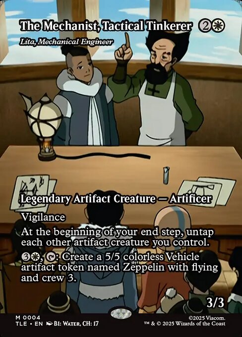Lita, Mechanical Engineer from Avatar: The Last Airbender Eternal