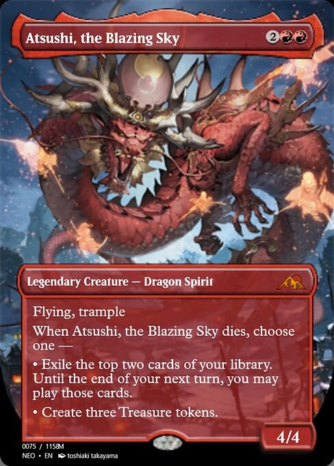 Atsushi, the Blazing Sky from Magic Online Promos