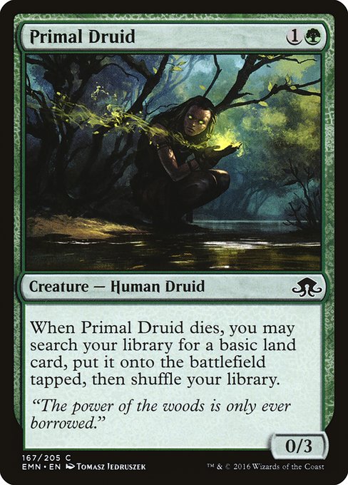 Primal Druid highlighted card art
