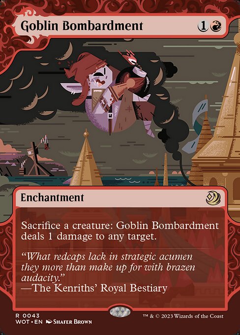 Goblin Bombardment from Wilds of Eldraine: Enchanting Tales
