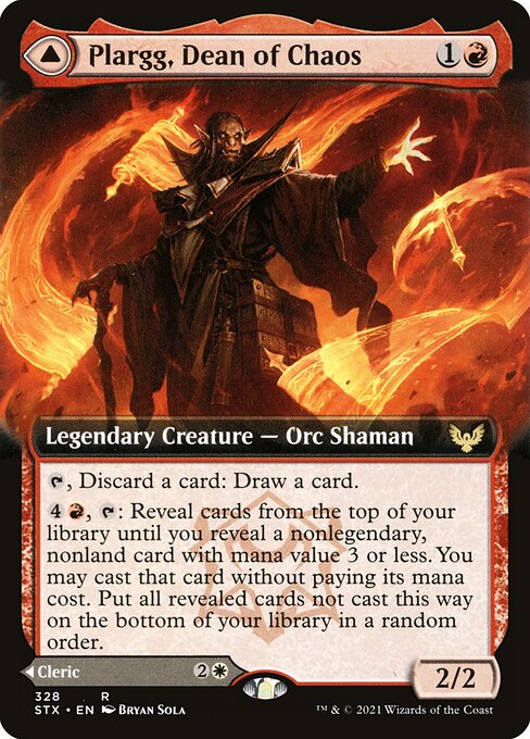 Plargg, Dean of Chaos // Augusta, Dean of Order from Strixhaven: School of Mages