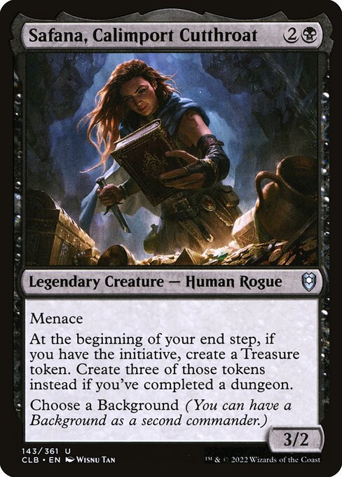 Safana, Calimport Cutthroat from Commander Legends: Battle for Baldur's Gate