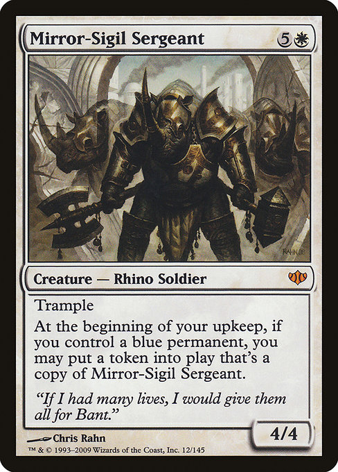 Mirror-Sigil Sergeant highlighted card art