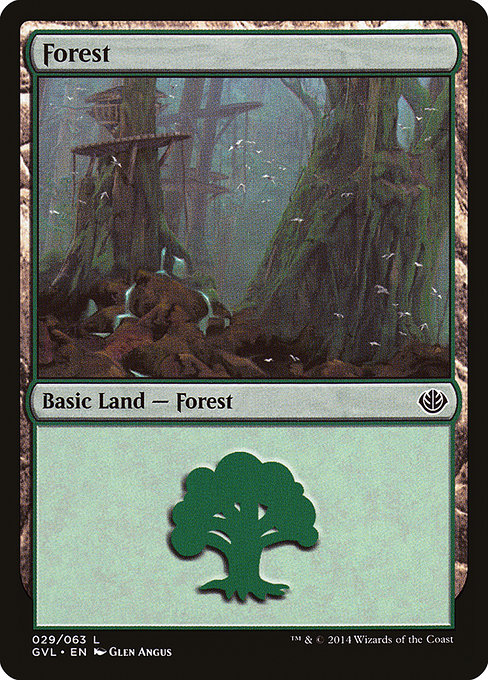 Forest from Duel Decks Anthology: Garruk vs. Liliana