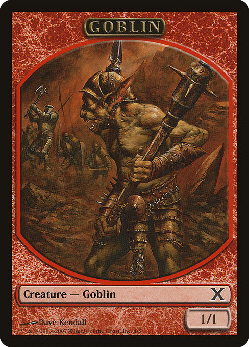 Goblin from Tenth Edition Tokens
