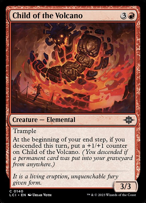 Child of the Volcano highlighted card art
