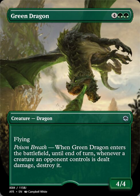 Green Dragon highlighted card art