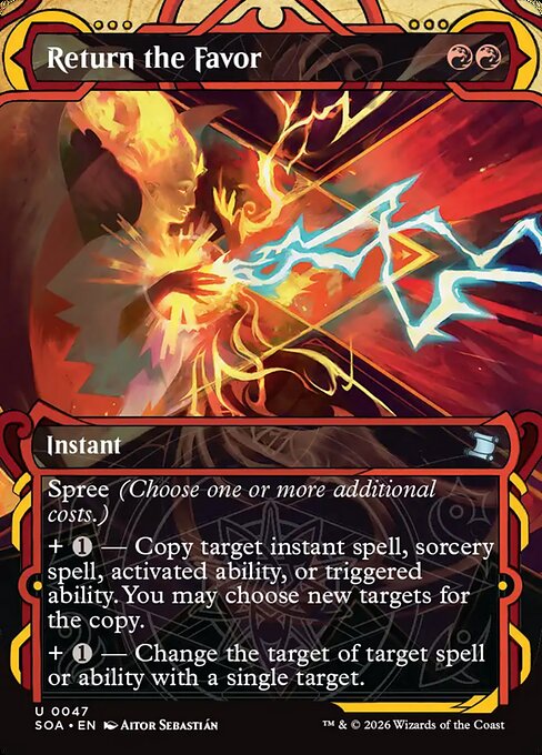 Return the Favor from Secrets of Strixhaven Mystical Archive
