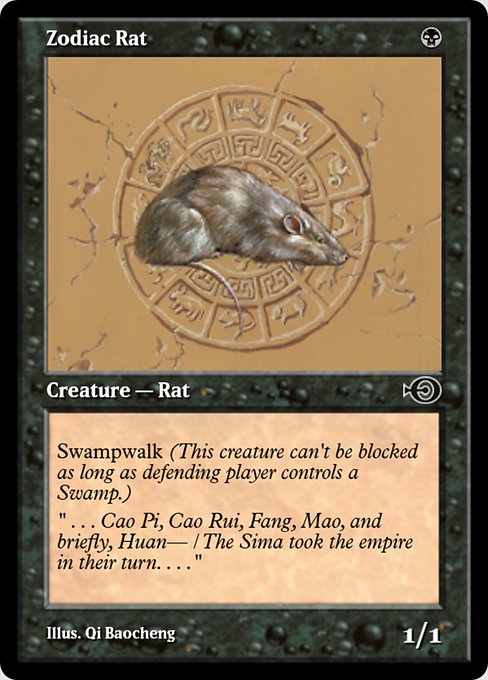 Zodiac Rat highlighted card art