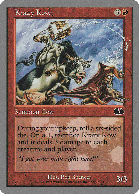 Krazy Kow highlighted card art