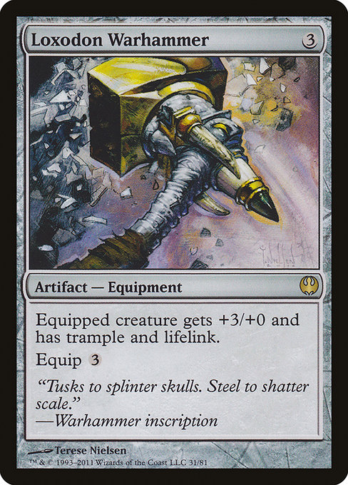 Loxodon Warhammer from Duel Decks: Knights vs. Dragons