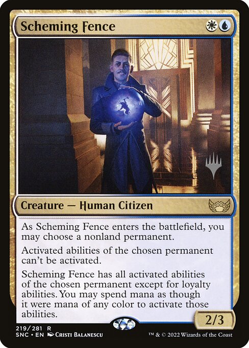 Scheming Fence from Streets of New Capenna Promos