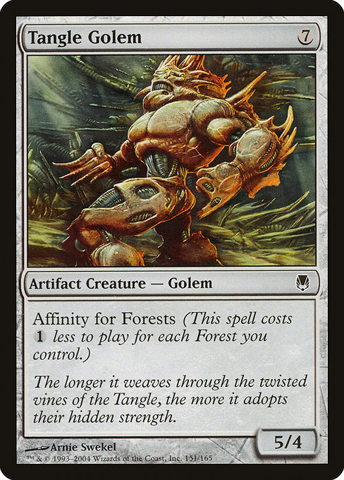 Tangle Golem highlighted card art