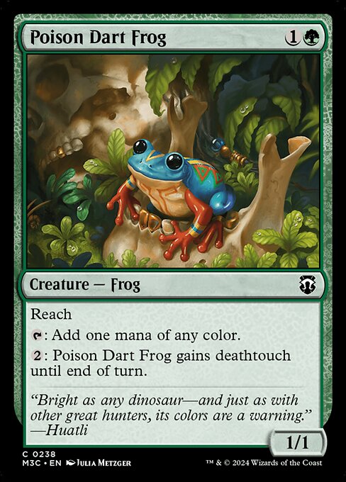 Poison Dart Frog highlighted card art