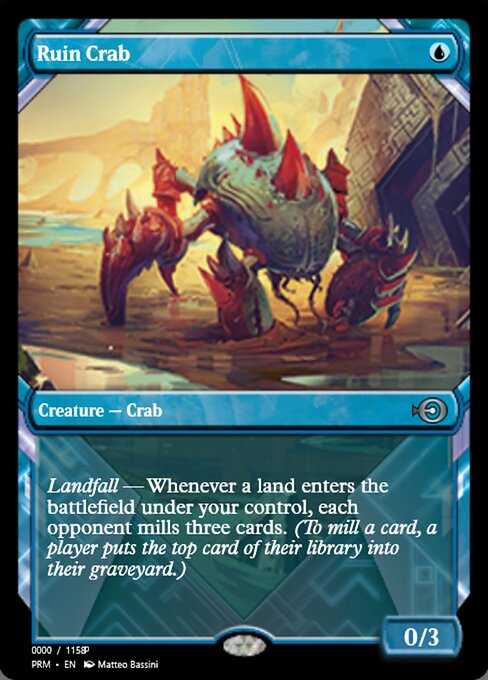 Ruin Crab from Magic Online Promos