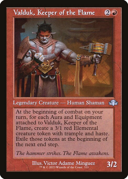 Valduk, Keeper of the Flame from Dominaria Remastered