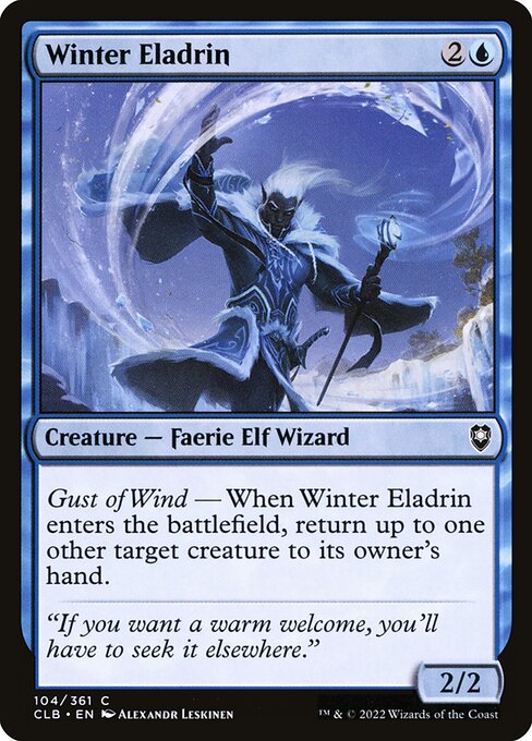 Winter Eladrin highlighted card art