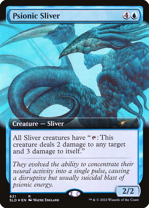 Psionic Sliver highlighted card art