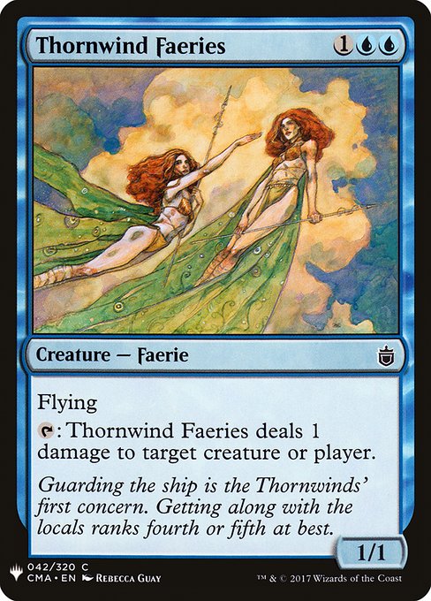 Thornwind Faeries highlighted card art