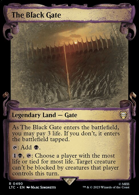 The Black Gate highlighted card art