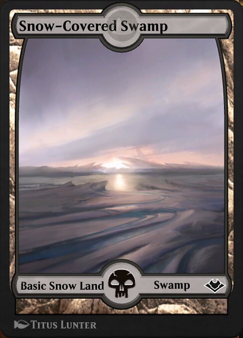 Snow-Covered Swamp from MTG Arena Promos
