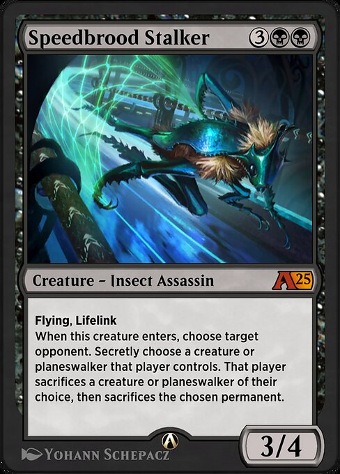Speedbrood Stalker highlighted card art