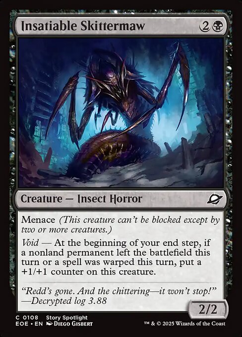 Insatiable Skittermaw highlighted card art