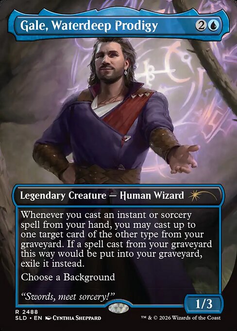 Gale, Waterdeep Prodigy from Secret Lair Drop