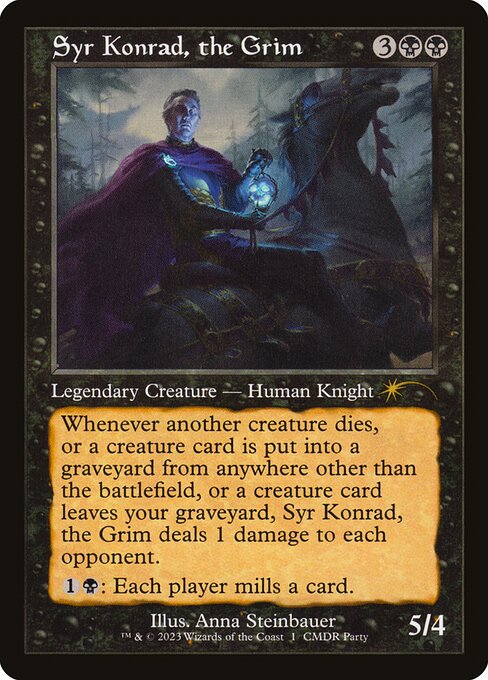 Syr Konrad, the Grim from Wizards Play Network 2023