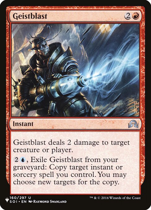 Geistblast highlighted card art