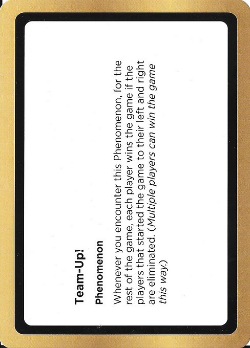 Team-Up! highlighted card art