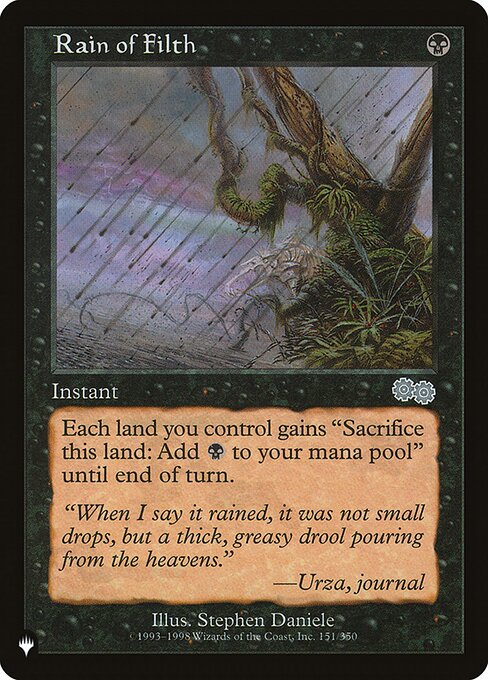 Rain of Filth highlighted card art