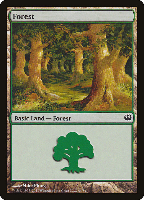Forest from Duel Decks: Knights vs. Dragons