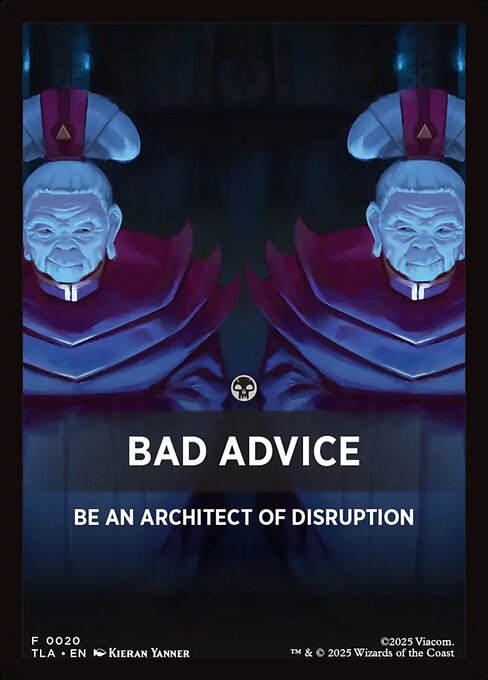 Bad Advice from Avatar: The Last Airbender Jumpstart Front Cards