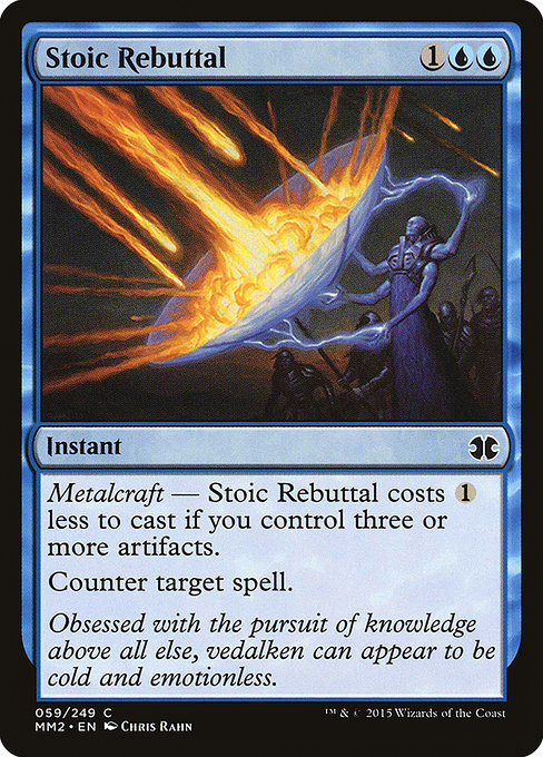 Stoic Rebuttal highlighted card art