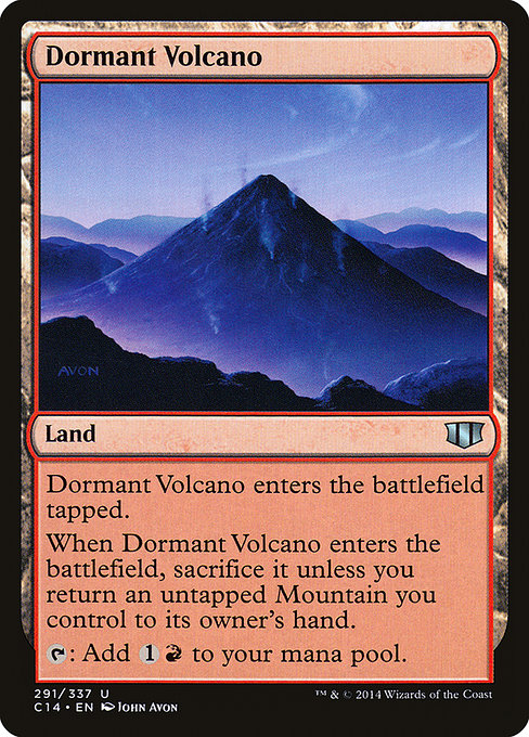 Dormant Volcano from Commander 2014
