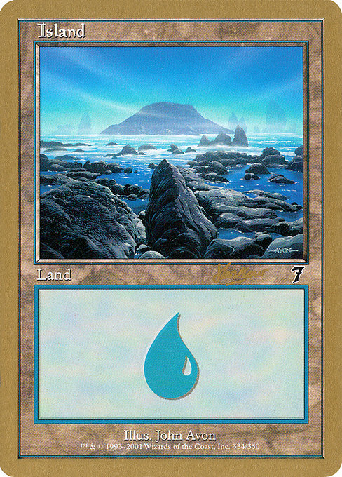 Island from World Championship Decks 2002