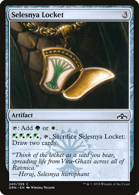 Selesnya Locket highlighted card art
