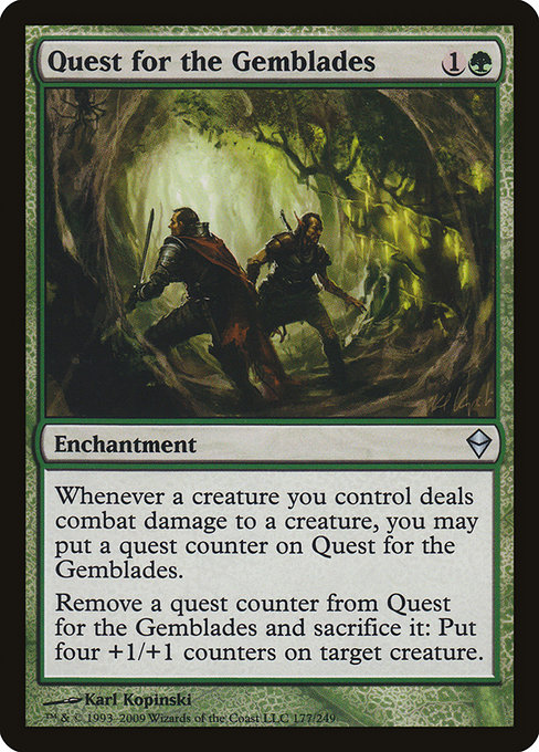 Quest for the Gemblades highlighted card art