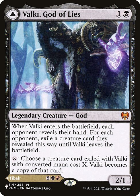 Valki, God of Lies // Tibalt, Cosmic Impostor from The List