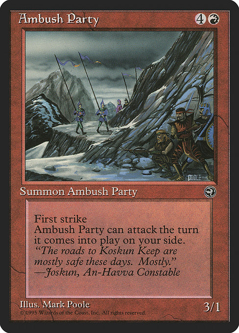 Ambush Party from Homelands