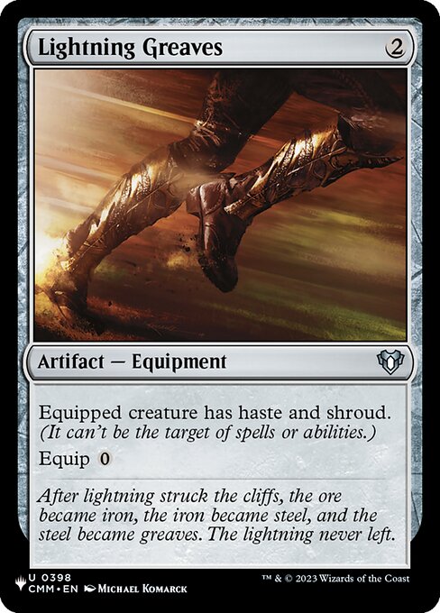 Lightning Greaves from The List