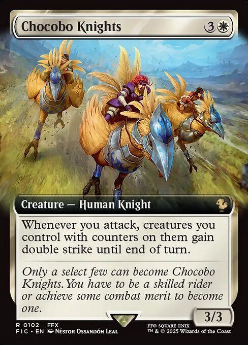Chocobo Knights from Final Fantasy Commander