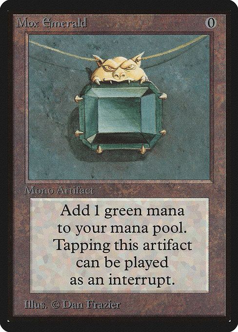 Mox Emerald from Limited Edition Beta